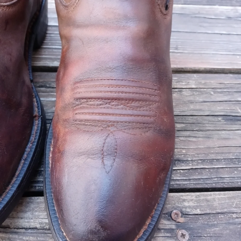 Ariat Ironside Waterproof Work Boot Men's 11.5D Brown Leather Pull On 10006299.